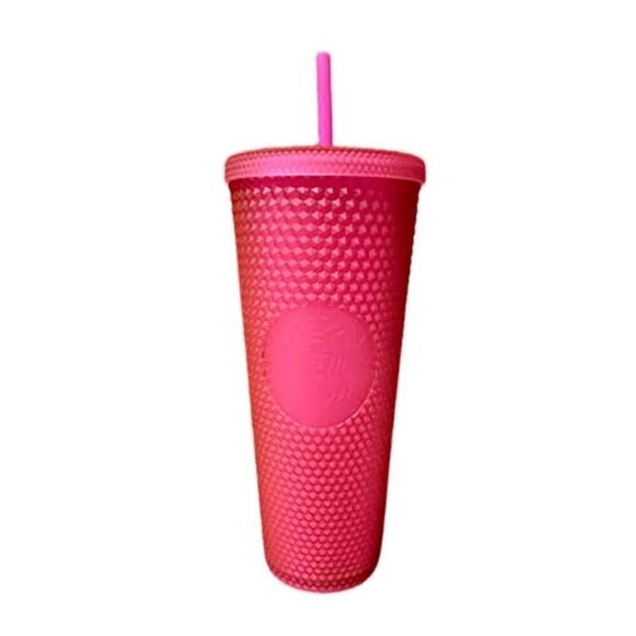 Starbucks 2023 Spring Hot Pink Jelly Tumbler NWT - Picture 1 of 6
